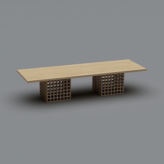 Grid Bench Grid Bench 3D model for Modern Interiors