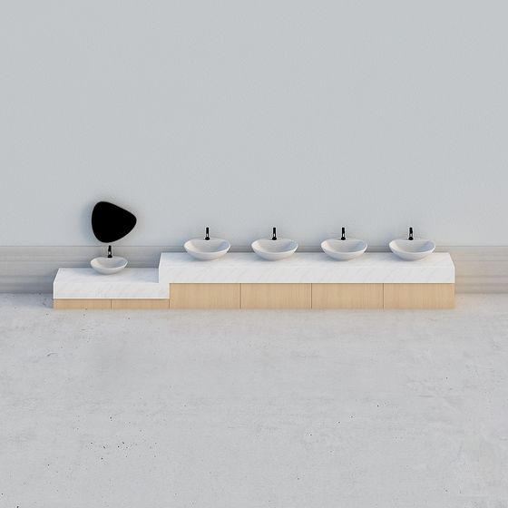 Urban Bathroom Vanity 3D model