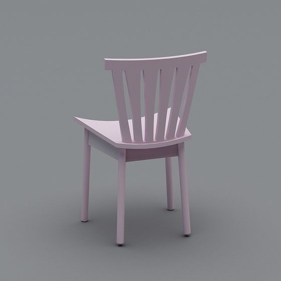 Stylish Lavender Chair 3D model for Various Designs
