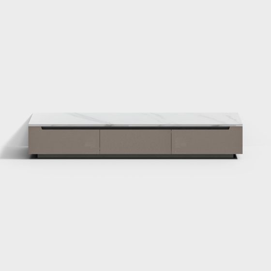 Beige M1275 TV Cabinet 3D Model for Stylish Media Rooms