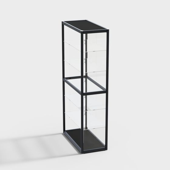 Stylish Showcase Display 3D model for Contemporary Spaces