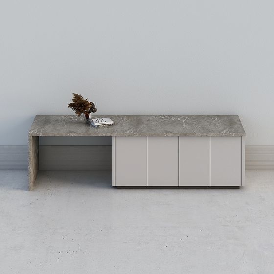 Urban Living Room TV Cabinet 3D model for Contemporary Spaces