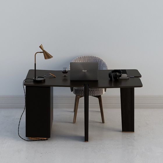 Combinazione scrivania e sedia moderna - combinazione scrivania