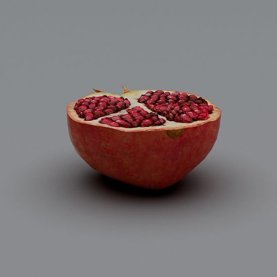 Realistic Pomegranate 3D model