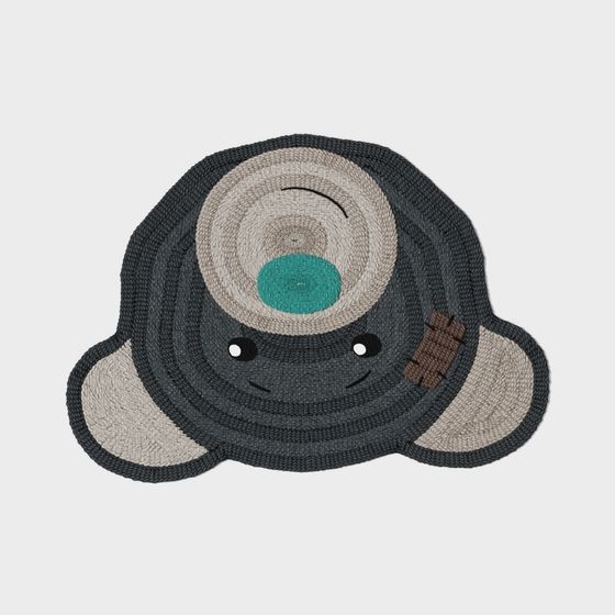 Charming Low-Poly Monkey 3D Model for Creative Projects