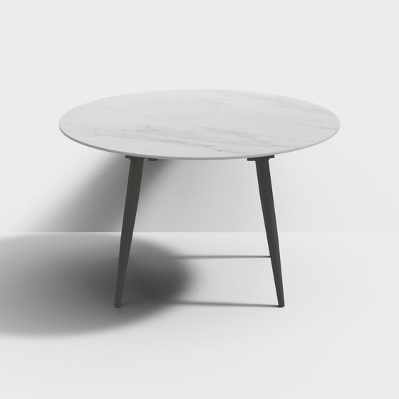 Stylish Round Table 3D model for Modern Interiors