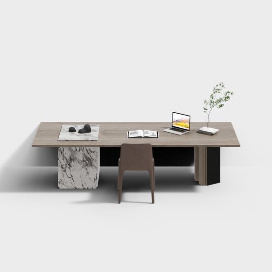 Urban Office Desk 3D model
