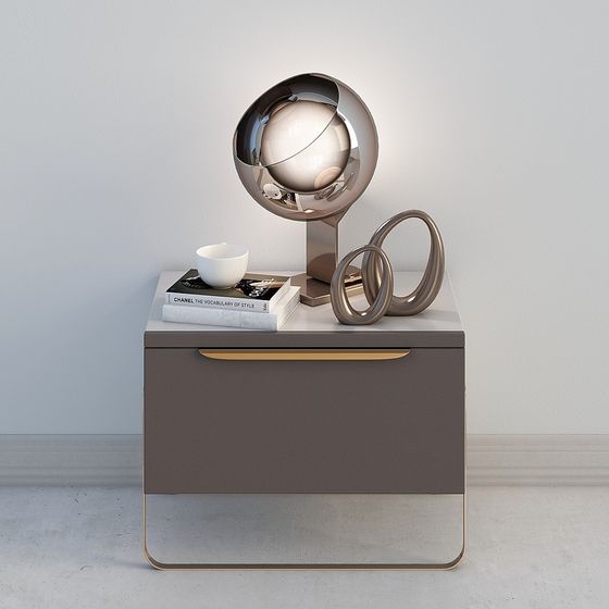 Urban Minimalist Nightstand 3D model