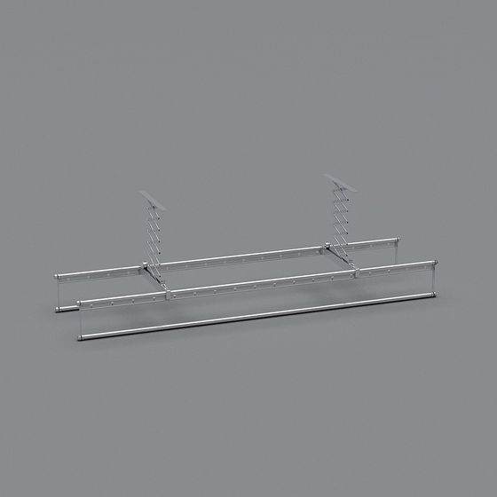 Drying Rack Revit Model Gray Drying Rack 3D Model – Free for Balcony Solutions