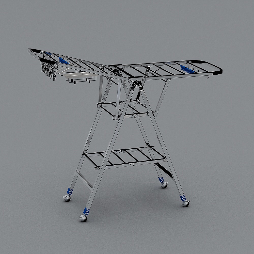 Clothes Drying Rack ,Gullwing Space-Saving Laundry Rack