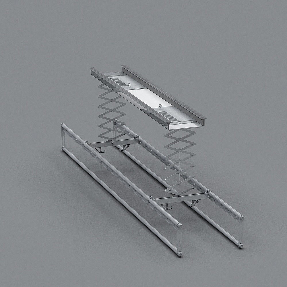 Foldable Staircase 3D Model
