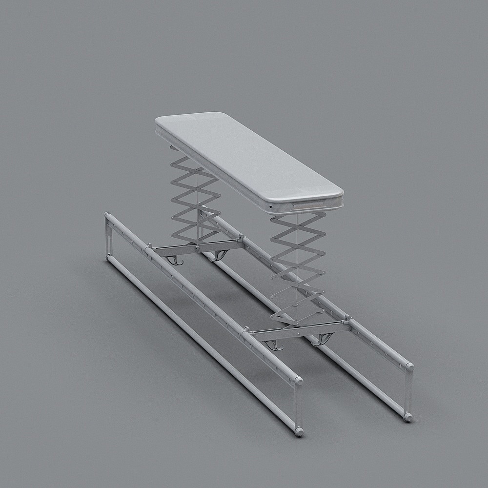 Modern Adjustable Desk 3D model