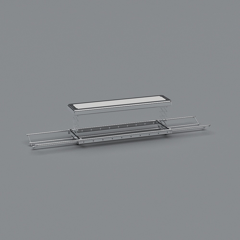 Transparent Glass Skylight 3D model