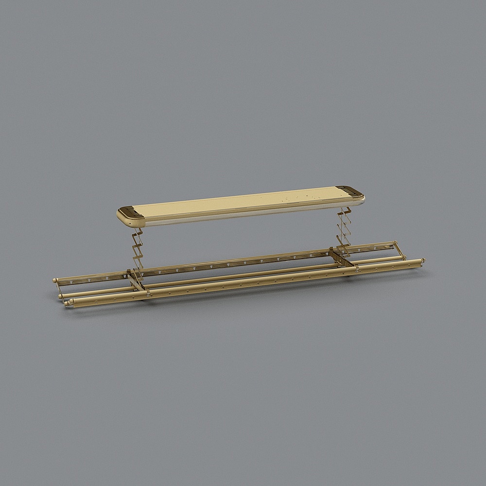 Porte-accroche de balcon à double levage