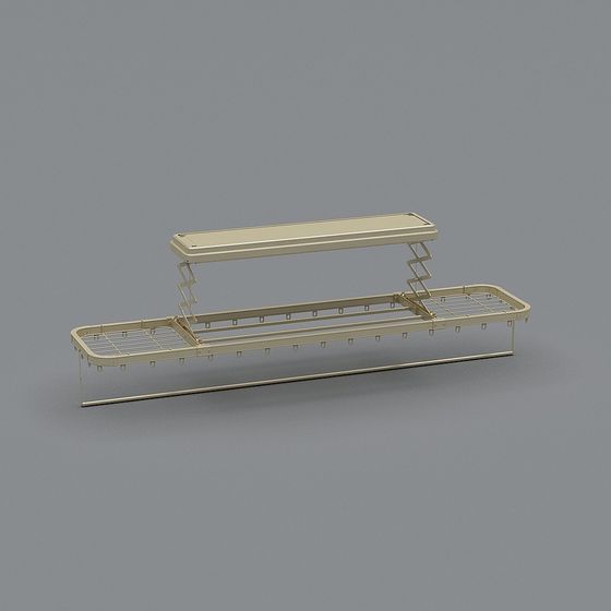 Modern Bathroom Shelf 3D model