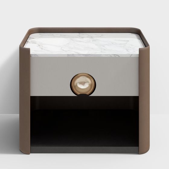 Minimalist Side Table 3D model