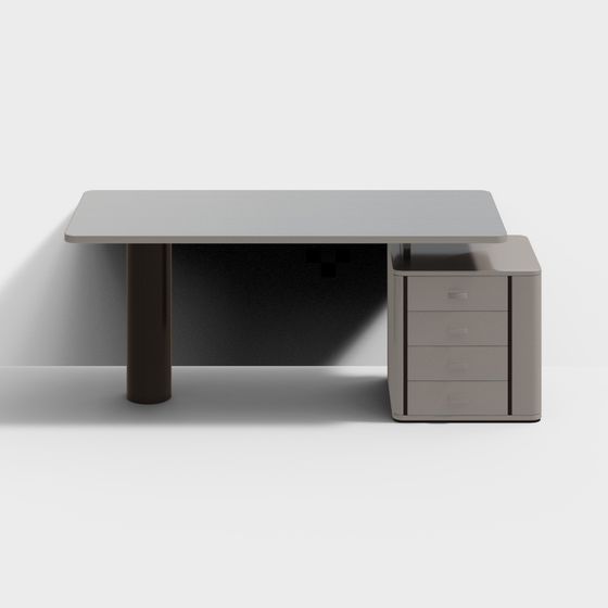 Bureau gris haut de gamme post-moderne de la série Bentley Premium de MasaSanty