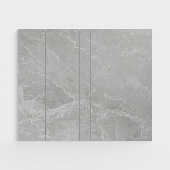 Elegant Gray Marble Texture 3D model