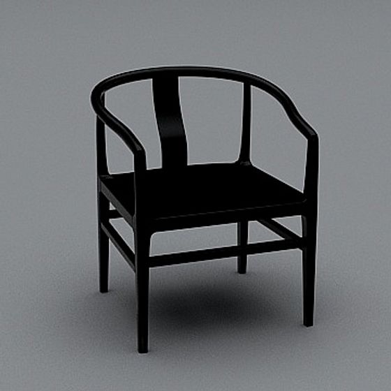 Elegant Minimalist Chair 3D model