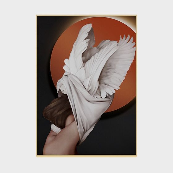 Soaring Angel 3D Model for Creative Projects