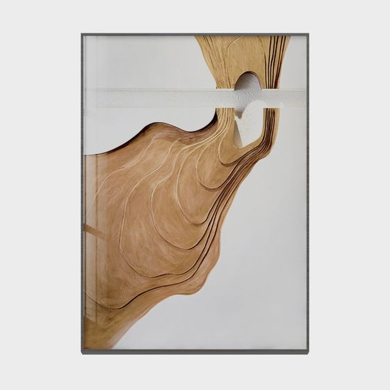 Luminous Wood Sculpture 3D model for Creative Projects