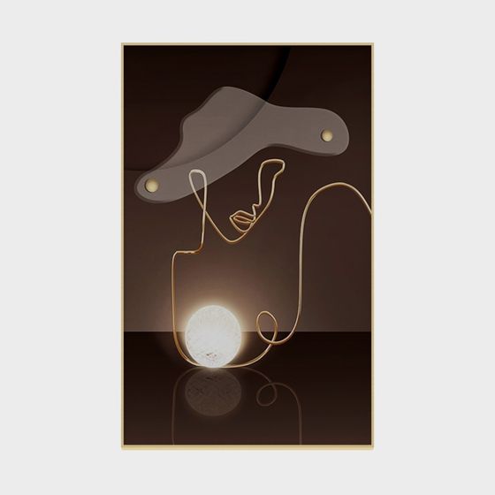 해피 공방 - 모던 라이트 럭셔리 - 추상화 장식 화 - 계속 A