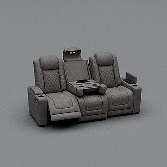 Luxury Cinema Seats 3D model