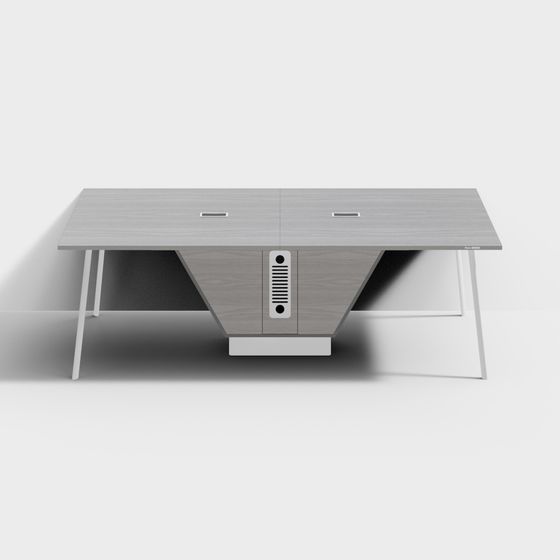 Futuristic Office Desk 3D model