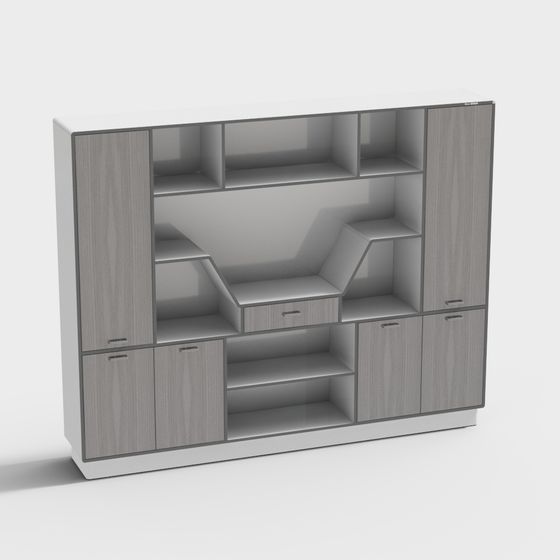 Urban Storage Unit 3D model for Modern Spaces