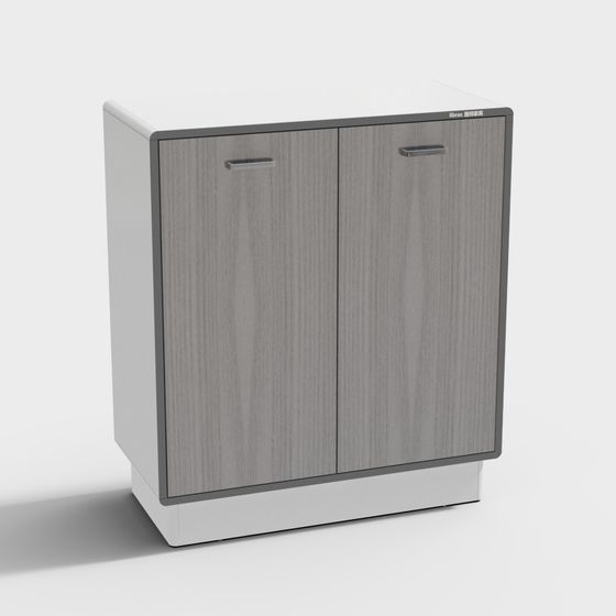 Modern Minimalist Storage Cabinet 3D model