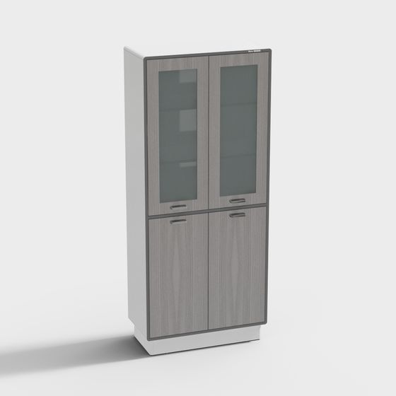 Modern Minimalist Storage Cabinet 3D model