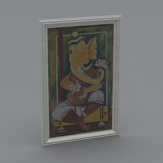 Ganesha Artwork 3D Model