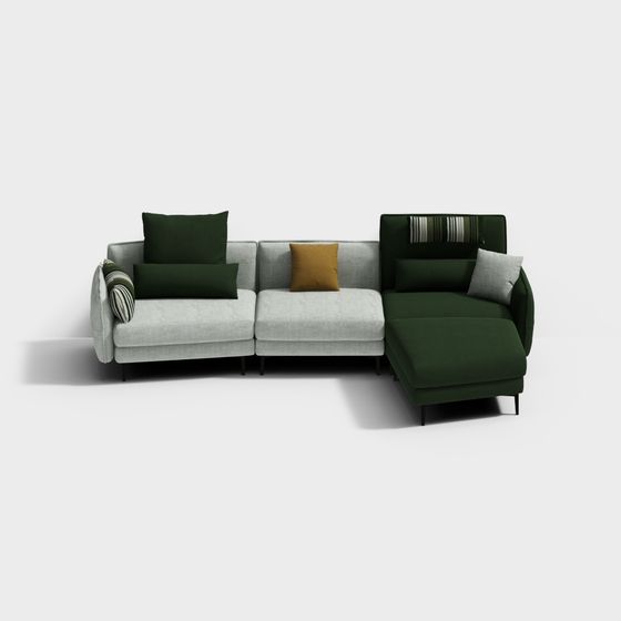 Caen Home - Caen 시리즈 - 멀티플레이어 소파 - 1C-11188A