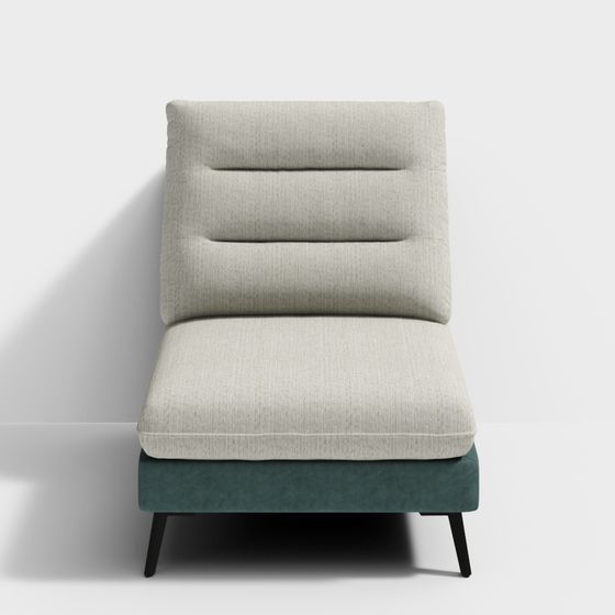 Cozy Lounge Chair 3D model for Relaxing Spaces