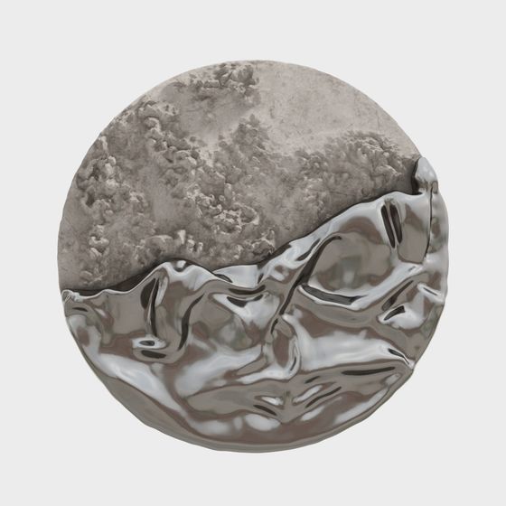 Lunar Surface 3D Model