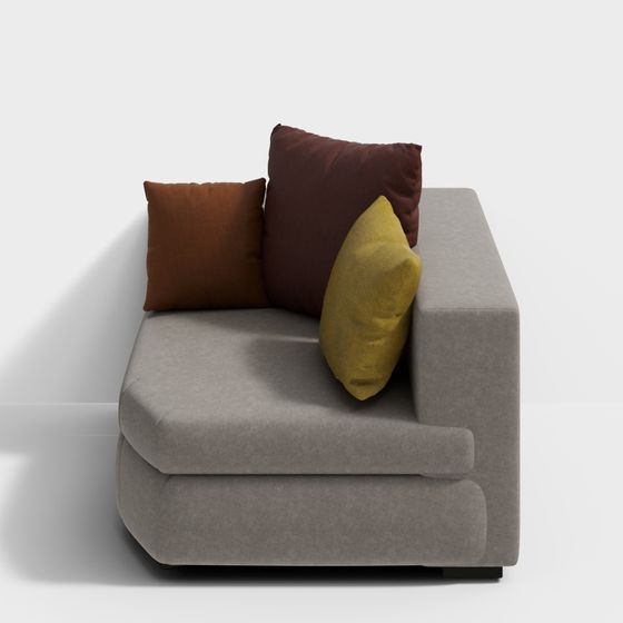 Urban Comfort Sofa 3D model