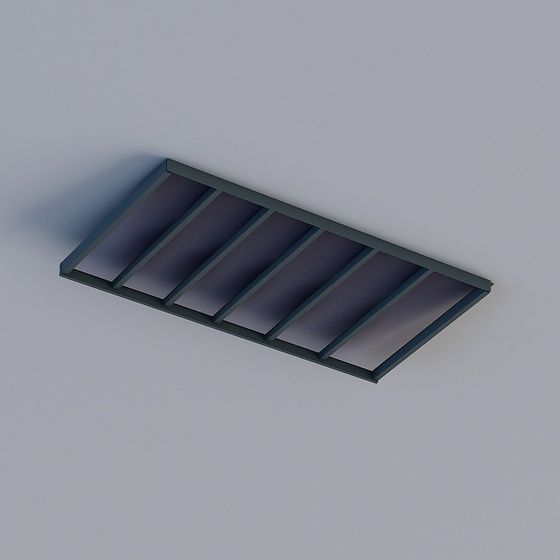 Futuristic Low-Polygon Architectural 3D model