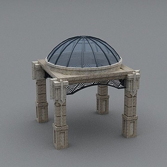 간단한 유럽 양식 랜드스케이프 파빌리온 조합 콜렉션-유럽 양식 랜드스케이프 파빌리온 6