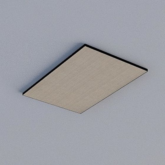 Gray Frameless Honeycomb Panel for Interior Use