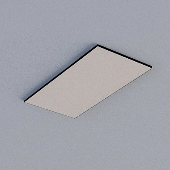 Frameless Gray Honeycomb Panel for Wall