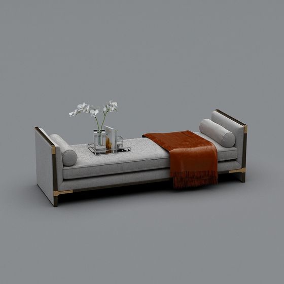 Stylish 3D Sofa Model for Modern Interiors