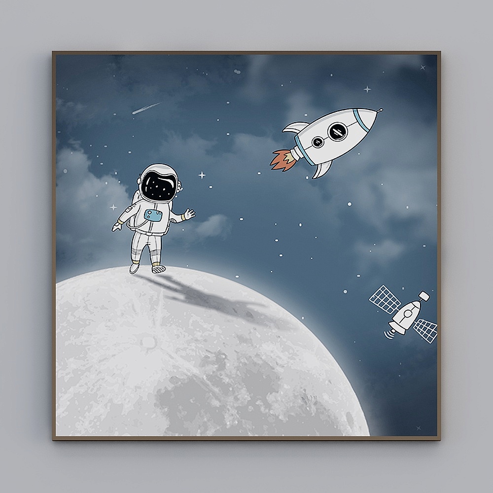 Kids room wall paintings