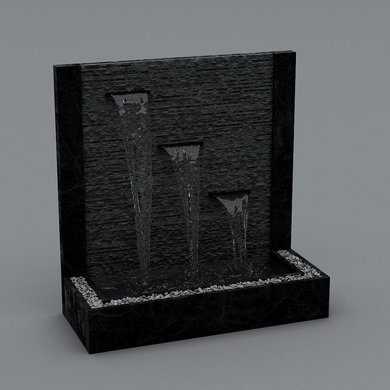 Urban Waterfall 3D model