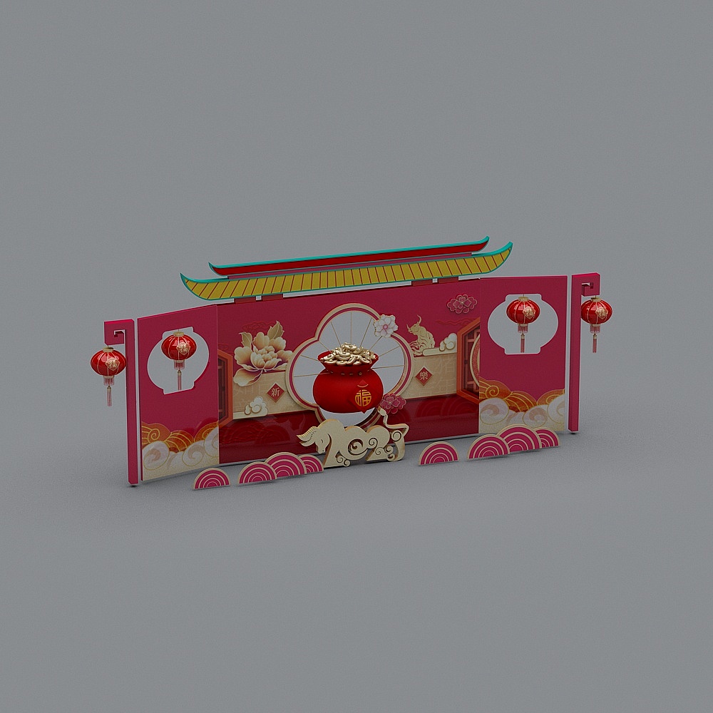 Landscape decoration in Neo-Chinese