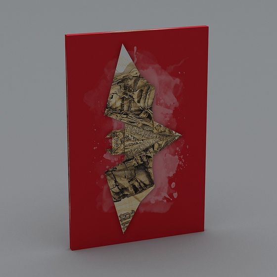 Fragmented Art Piece 3D model for Creative Projects