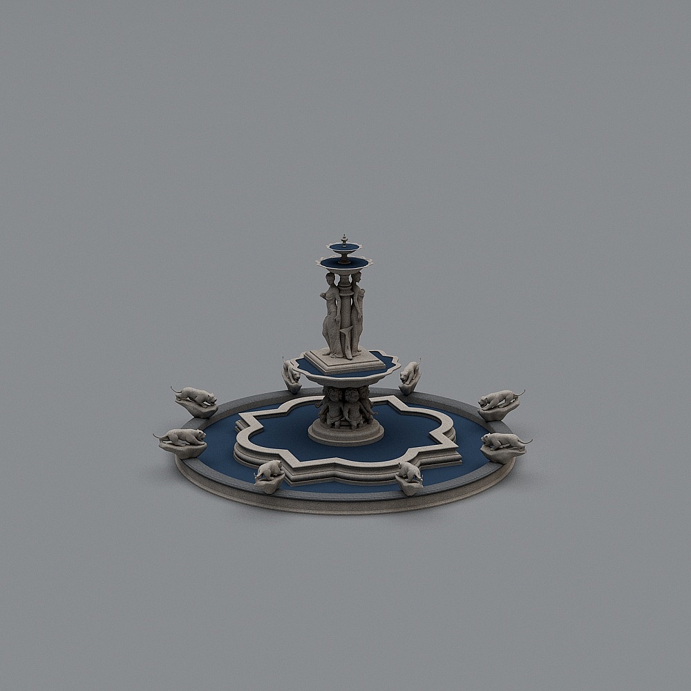 Fuente de pileta exterior fuente geiser -5