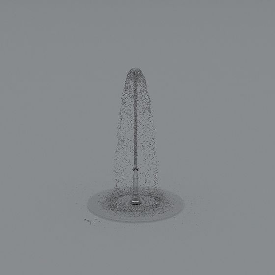 Dynamic Fountain 3D model for Creative Projects