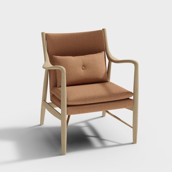 Cozy Lounge Chair 3D model
