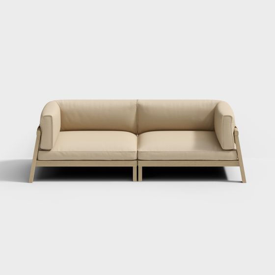 Urban Comfort 3D model Sofa for Modern Spaces