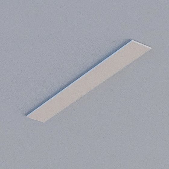 Frameless Honeycomb Panel 3D Model in Gray